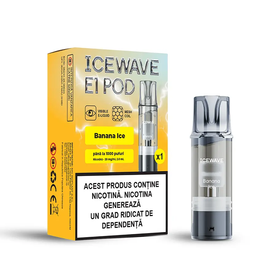 Cartus ICEWAVE POD V2 - Banana Ice (1 buc) 20 mg